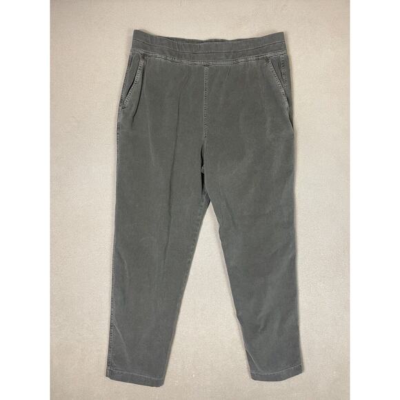 James Perse Jogger Pants Womens 3 Khaki Green High Rise Oversized‎ Pocket - Picture 1 of 10